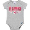 imageGerber NFL babyboys Nfl 3pack Onesie BodysuitChiefs