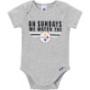 imageGerber NFL babyboys Nfl 3pack Onesie BodysuitSteelers