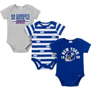 imageGerber NFL babyboys Nfl 3pack Onesie BodysuitGiants