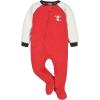 imageGerber babygirls Baby Girls Fleece Footed Pajamas 2packRed Black Snowman