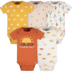 imageGerber Unisex Baby 5Pack ShortSleeve OnesiesSouthwest