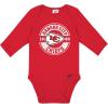 imageGerber NFL unisexbaby Nfl 2pack Long Sleeve Onesie BodysuitChiefs
