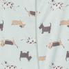 imageGerber babygirls 3pack Snug Fit Footless Onepiece Cotton PajamasDog