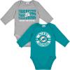 imageGerber NFL unisexbaby Nfl 2pack Long Sleeve Onesie BodysuitDolphins