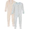 imageGerber unisexbaby 2pack Footed PajamasFarm