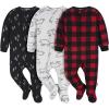 imageGerber unisexbaby Fleece Footed Pajamas 3packBear Forrest