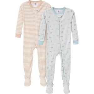 imageGerber unisexbaby 2pack Footed PajamasFarm