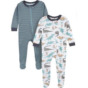 imageGerber Baby Boys 2Pack Sleep N Play PajamasBlue