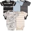 image:imageGerber Baby Boys 5pack Variety Onesies BodysuitsMulticolor Print