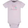image:imageGerber Baby Girls 8pack Short Sleeve Onesies BodysuitsLavender Garden