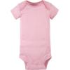 image:imageGerber Baby Girls 8pack Short Sleeve Onesies BodysuitsLeopard Pink