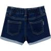 image:imageGerber Baby Girls Baby and Toddler Girls Cuffed Denim ShortsDark Blue Denim Wash