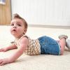 image:imageGerber Baby Girls Baby and Toddler Girls Cuffed Denim ShortsLight Blue Denim Wash