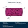image:imageGerber Baby Girls Butterysoft With Bow Viscose Made Eucalyptus Headband Rainbow Sky One Size USRaspberry
