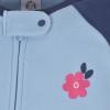 image:imageGerber Baby Girls Loose Fit Fleece Footed Pajamas 2pack And Toddler Sleepers Floral Blue 5T US