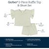 image:imageGerber Baby Girls Shirt and Shorts SetGreen Leaves