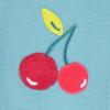 image:imageGerber Baby Girls Sleeveless Ruffle RomperAqua Cherries