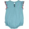 image:imageGerber Baby Girls Sleeveless Ruffle RomperAqua Cherries