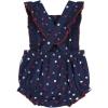 image:imageGerber Baby Girls Sleeveless Ruffle RomperBlue Hearts
