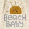 image:imageGerber Baby Girls Sleeveless Ruffle RomperOatmeal Speckle