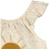 image:imageGerber Baby Girls Sleeveless Ruffle RomperOatmeal Speckle