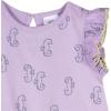 image:imageGerber Baby Girls Sleeveless Ruffle RomperPurple Seahorses