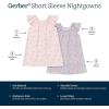 image:imageGerber Baby Girls Toddler Girls 2pack Loosefitting NightgownsFlamingoes