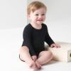 image:imageGerber Baby Long Sleeve Solid Onesies Multipack Interlock 180 GsmBlack