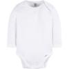 image:imageGerber Baby Long Sleeve Solid Onesies Multipack Interlock 180 GsmWhite