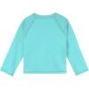 image:imageGerber Baby Toddler UPF 50 Long Sleeve Rashguard Swim ShirtAqua