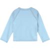 image:imageGerber Baby Toddler UPF 50 Long Sleeve Rashguard Swim ShirtLight Blue