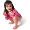 image:imageGerber Baby Toddler UPF 50 Long Sleeve Rashguard Swim ShirtPink