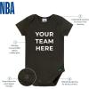 image:imageGerber unisexbaby NBA Team 2 Pack Short Sleeve Onesie BodysuitsAtlanta Hawks