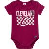 image:imageGerber unisexbaby NBA Team 2 Pack Short Sleeve Onesie BodysuitsCleveland Cavaliers