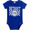 image:imageGerber unisexbaby NBA Team 2 Pack Short Sleeve Onesie BodysuitsDetroit Pistons