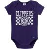 image:imageGerber unisexbaby NBA Team 2 Pack Short Sleeve Onesie BodysuitsLos Angeles Clippers