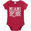 image:imageGerber unisexbaby NBA Team 2 Pack Short Sleeve Onesie BodysuitsMiami Heat