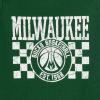 image:imageGerber unisexbaby NBA Team 2 Pack Short Sleeve Onesie BodysuitsMilwaukee Bucks
