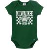 image:imageGerber unisexbaby NBA Team 2 Pack Short Sleeve Onesie BodysuitsMilwaukee Bucks