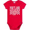 image:imageGerber unisexbaby NBA Team 2 Pack Short Sleeve Onesie BodysuitsPortland Trail Blazers