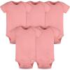 image:imageGerber Baby 5 Pack Onesies Multipacks Bundle Interlock 180 GsmMauve Pink