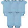 image:imageGerber Baby 5pack Solid Onesies BodysuitsBlue