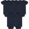 image:imageGerber Baby 5pack Solid Onesies BodysuitsNavy