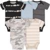 image:imageGerber Baby Boys 5pack Variety Onesies BodysuitsMulticolor Print