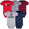image:imageGerber Baby Boys 5pack Variety Onesies BodysuitsSports Blue