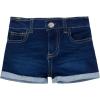 image:imageGerber Baby Girls Baby and Toddler Girls Cuffed Denim ShortsDark Blue Denim Wash