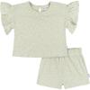 image:imageGerber Baby Girls Shirt and Shorts SetGreen Leaves