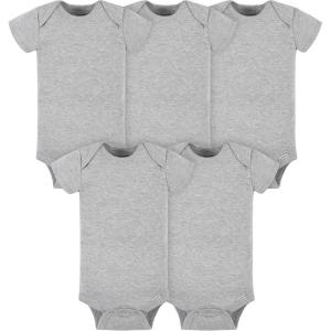 image:imageGerber Baby 5pack Solid Onesies BodysuitsGray