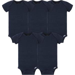 image:imageGerber Baby 5pack Solid Onesies BodysuitsNavy