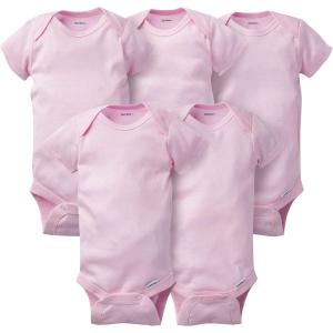 image:imageGerber Baby 5pack Solid Onesies BodysuitsPink